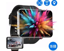 Soundlogic XL Smartwatch Android voor Dames & Heren - Smartwatches - IOS & Android - 16GB, Zilver