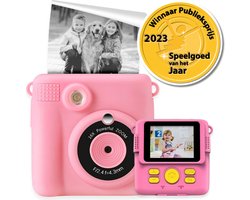 Digitale Instant Kindercamera Montessori speelgoed 10-in-1 Interactieve Speelgoed Camera - Educatief speelgoed met Smartgames - Kinderspeelgoed 4 Jaar tot 10 Jaar. Fototoestel voor Kinderen - Roze