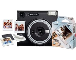 Fujifilm instax SQUARE SQ40 Bundel - Instant camera + 1 x 10 stuks sunset film & magneten