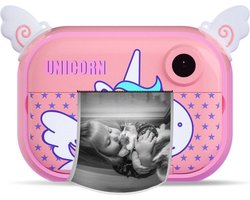 TechKidz, Kids Wifi Camera met Instant Print Dierentuin Familie Eenhoorn, Roze