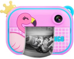 TechKidz, Zoo Family Flamingo Wifi Instant Print Kindercamera, Roze