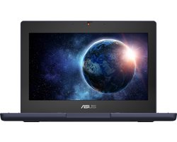 ASUS BR1104CGA-N00109XA Intel® N N100 Laptop 29,5 cm (11.6") HD 4 GB LPDDR5-SDRAM 128 GB Flash Wi-Fi 6 (802.11ax) Windows 11 Pro Education Zwart, Grijs