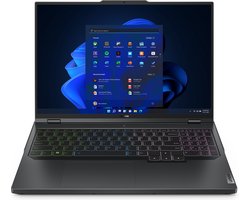 Lenovo Legion Pro 5 16ARX8 AMD Ryzen™ 9 7945HX Laptop 40,6 cm (16") WQXGA 32 GB DDR5-SDRAM 1 TB SSD NVIDIA GeForce RTX 4070 Wi-Fi 6 (802.11ax) Windows 11 Home Grijs