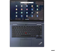 Lenovo ThinkPad C13 Yoga Chromebook AMD Ryzen™ 3 3250C 33,8 cm (13.3") Touchscreen Full HD 4 GB DDR4-SDRAM 128 GB SSD Wi-Fi 5 (802.11ac) ChromeOS Blauw