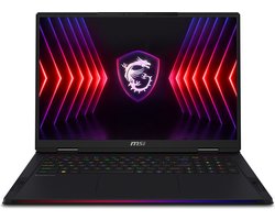 MSI Raider 18 HX A14VHG-245NL - Gaming Laptop - 18 inch - 120 Hz