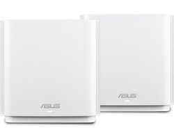 ASUS ZenWifi CT8 - Draadloze Router - AiMesh - Mesh Wifi - AC - Wit - 2-pack