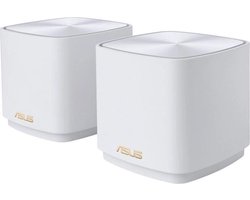 ASUS ZenWiFi XD4 Plus - AiMesh - Mesh Wifi - Wit - 2-pack - Wandmontage