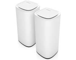 Linksys MBE7002 Velop Pro 7 - WiFi 7 - Tri-Band - Mesh WiFi - 11000 Mbps - 2-Pack - Wit