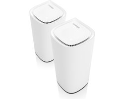 Linksys MX6202 Velop Pro - WiFi 6E - Mesh WiFi - Dual-Band - 5400 Mbps - 2-Pack - Wit