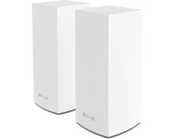 Linksys Velop MX8400 - Mesh Wifi - Wifi 6 - 4200 Mbps - Tri-Band - 2-Pack - Wit