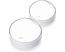 TP-Link Deco X50-PoE - Mesh WiFi - Wifi 6 - Dual-Band - Met PoE - 3000 Mbps - 2-pack