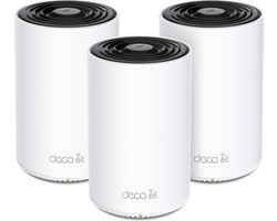 TP-Link Deco XE75 - Mesh WiFi - Tri-band - Wifi 6E - 5400Mbps - 3-Pack