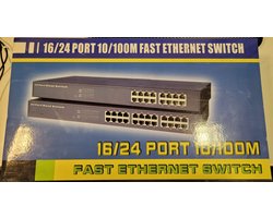 24 POORT NWAY SWITCH 10/100 M FAST ETHERNET