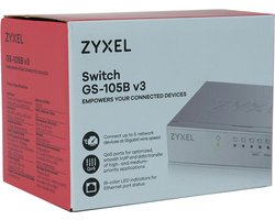 5-Port Desktop Gigabit Ethernet Switch - metal housing