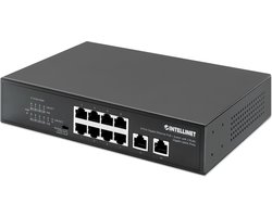 8-Port Gigabit PoE+ Switch 2 RJ45-Ports 120W