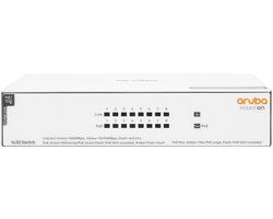 Aruba Instant On 1430 8G Class4 PoE 64W Unmanaged L2 Gigabit Ethernet (10/100/1000) Power over Ethernet (PoE) Wit