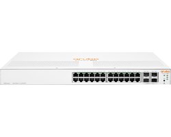 Aruba Instant On 1930 24G Class4 PoE 4SFP/SFP+ 195W Managed L2+ Gigabit Ethernet (10/100/1000) Power over Ethernet (PoE) 1U Wit