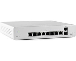 Cisco Meraki - MS220-8P - Managed L7 Gigabit Ethernet (10/100/1000) - Power over Ethernet (PoE)