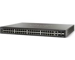 Cisco SF500-48-K9-G5 netwerk-switch Managed L2 Zwart