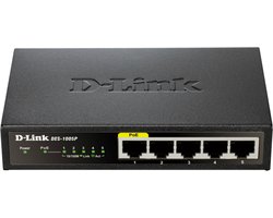 D-Link DES-1005P - Netwerkswitch - 5-Poorten - PoE