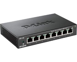 D-Link DES-108 - Netwerkswitch - 8 Poorten - Unmanaged