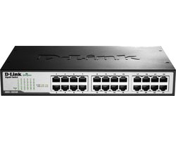 D-Link DGS-1024D - Netwerkswitch - Unmanaged - 24-Poorten