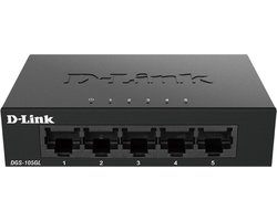 D-Link DGS-105GL - Netwerkswitch - Unmanaged - 5 Poorten