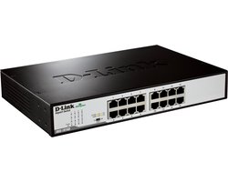 D-Link DGS1016D/E - Netwerkswitch - 16-Poorten - Unmanaged