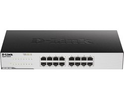 D-Link GO-SW-16G - Netwerkswitch - Unmanaged - 16 Poorten