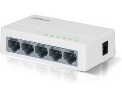 Dahua Ethernet Switch - 5 Poorten - Unmanaged - 5 x 10 / 100 Mbps - Internet - Netwerk splitter - PFS3005-5ET-L