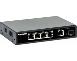 Intellinet 561822, Gigabit Ethernet (10/100/1000), Power over Ethernet (PoE), Ophangsysteem voor aan de muur