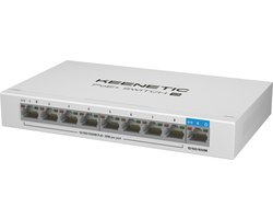 KEENETIC - PoE+ Switch 9 - (KN-4710) - 1 poort 1Gbps switch - 8 poorten 1Gbps - PoE+ - 120W - Wi- FI Access Points - IP-telefoons - IP-camera's