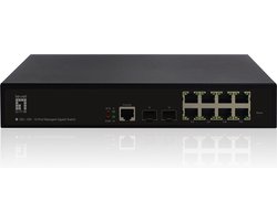 LevelOne GEL-1061 netwerk-switch Managed L2 Gigabit Ethernet (10/100/1000) Zwart