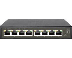 LevelOne GES-2108 netwerk-switch Managed L2 Gigabit Ethernet (10/100/1000) Zwart