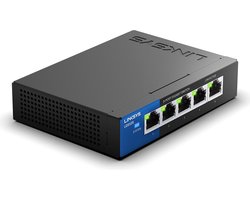 Linksys LGS105 - Netwerk Switch - Unmanaged - 1000 Mbps - 5-Poorten