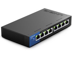 Linksys LGS108 - Netwerk Switch - Unmanaged - 1000 Mbps - 8-Poorten