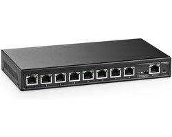 MokerLink 8-poorts 2.5G Ethernet Beheerde Switch met 10G Uplink