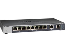 Netgear GS110MX - Netwerkswitch - Unmanaged - 8 Poorten