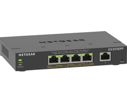 NETGEAR GS305EPP - Netwerk Switch - Smart Managed Plus - 5 Poorten