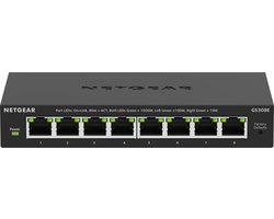 NETGEAR GS308E - Netwerkswitch - Gigabit - 8-Poorten