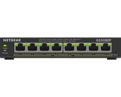 NETGEAR GS308EP - Netwerk Switch - Smart Managed Plus - 8 Poorten