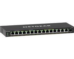 NETGEAR GS316EP - Netwerkswitch - Managed - PoE+ - 16 poorten