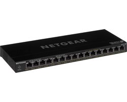 NETGEAR GS316P - Netwerk Switch - Unmanaged - 16 poorten