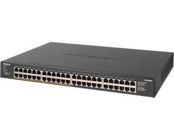 NETGEAR GS348PP - Netwerkswitch - Unmanaged - 48-poorts - Zwart