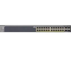 Netgear GS728TPPv3 - Netwerkswitch - Smart - PoE+ - SFP - 24-Poorten