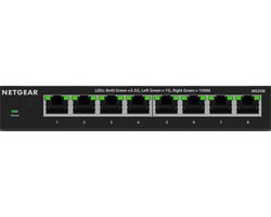 NETGEAR MS308 - Netwerkswitch - Unmanaged - 8-Poorten