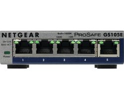 NETGEAR ProSAFE GS105E - Netwerk Switch - Smart Managed - 5 Poorten