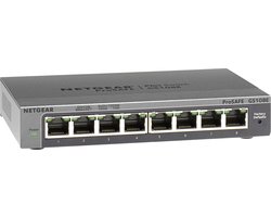 NETGEAR ProSAFE GS108E - Netwerk Switch - Smart Managed - 8 Poorten