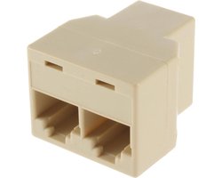 Netwerk kabel splitter (RJ45/ISDN) - RJ45 koppelstuk - Netwerkkabel koppelstuk