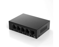 Netwerk Switch - 1 naar 4 - 1000Mbps - Internet Splitter - Ethernet - Voor Internetkabel